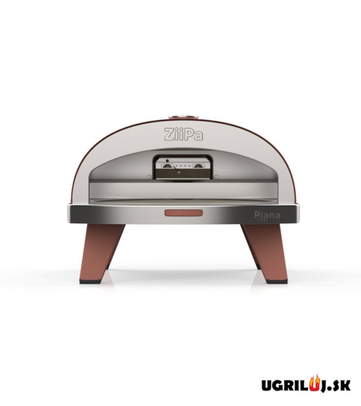 Pizza pec ZiiPa na plyn oranžovo-hnedá, 31cm