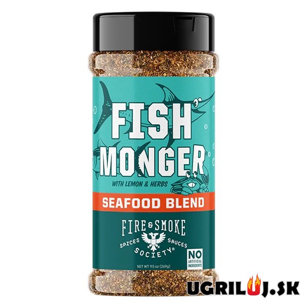 Grilovacie korenie Fire & Smoke, Fish Monger Seasoning, 269g