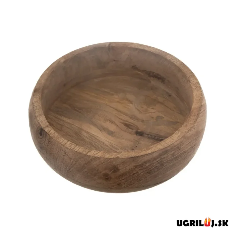 Drevená misa z mangového dreva, 20cm