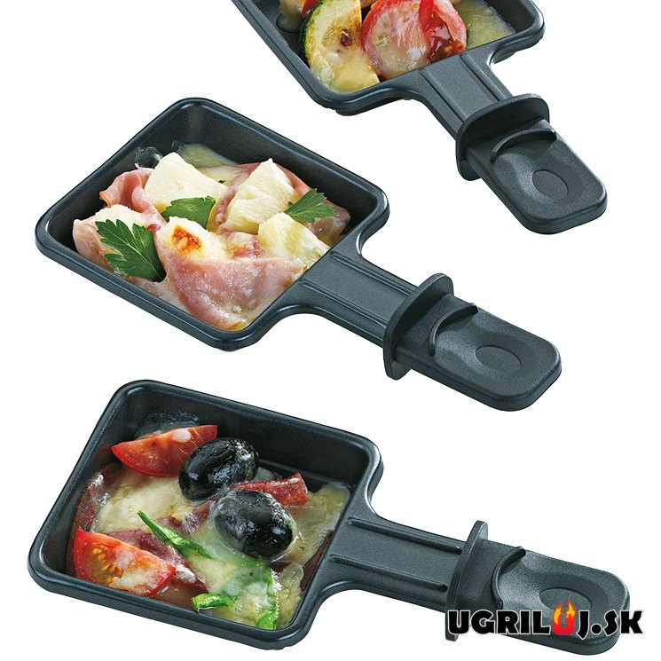 Stolný elektrický gril Raclette, grilovací kámen, 52x21cm