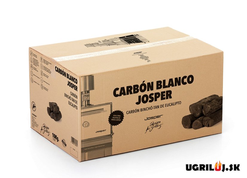 Prémiové drevené uhlie Josper - Eucalyptus binchotan, 10kg