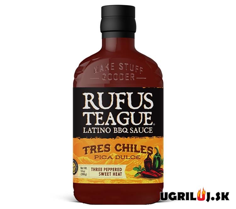BBQ omáčka na grilovanie - Rufus Teague - Tres Chiles, 396g