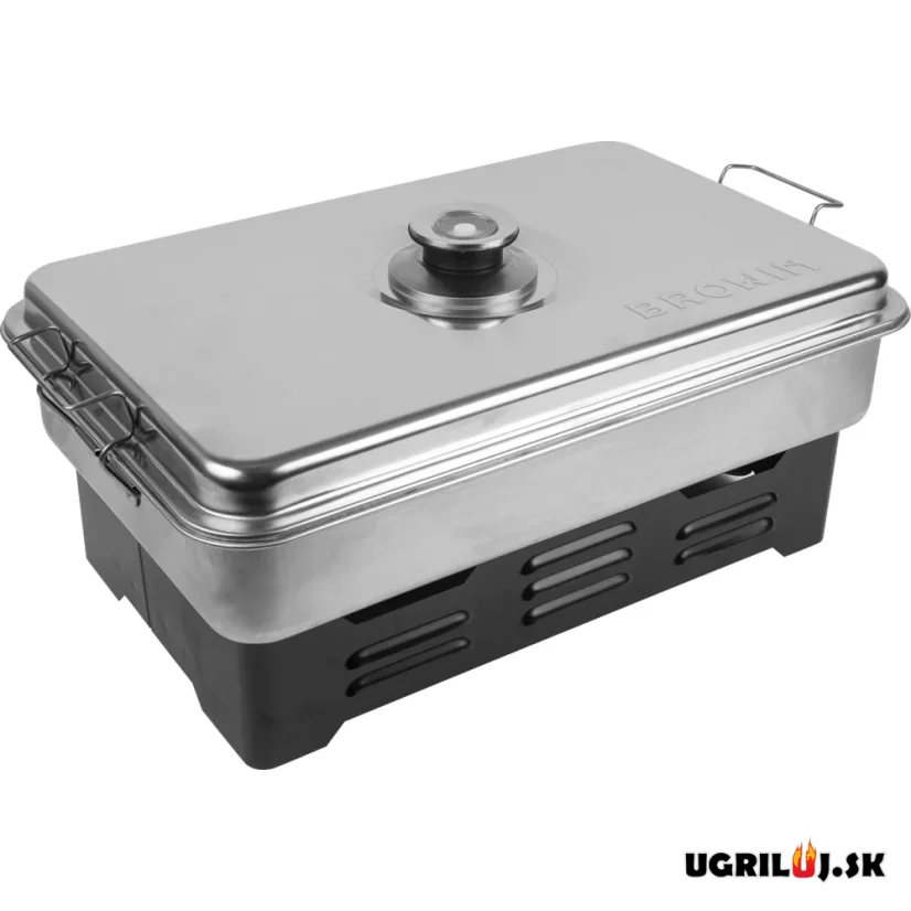 Nerezová prenosná udiareň Browin, Štartovací SET 3v1