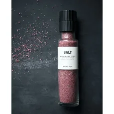 Morská soľ Nicolas Vahé, Red Wine & Bay Leaves (mlynček), 340g