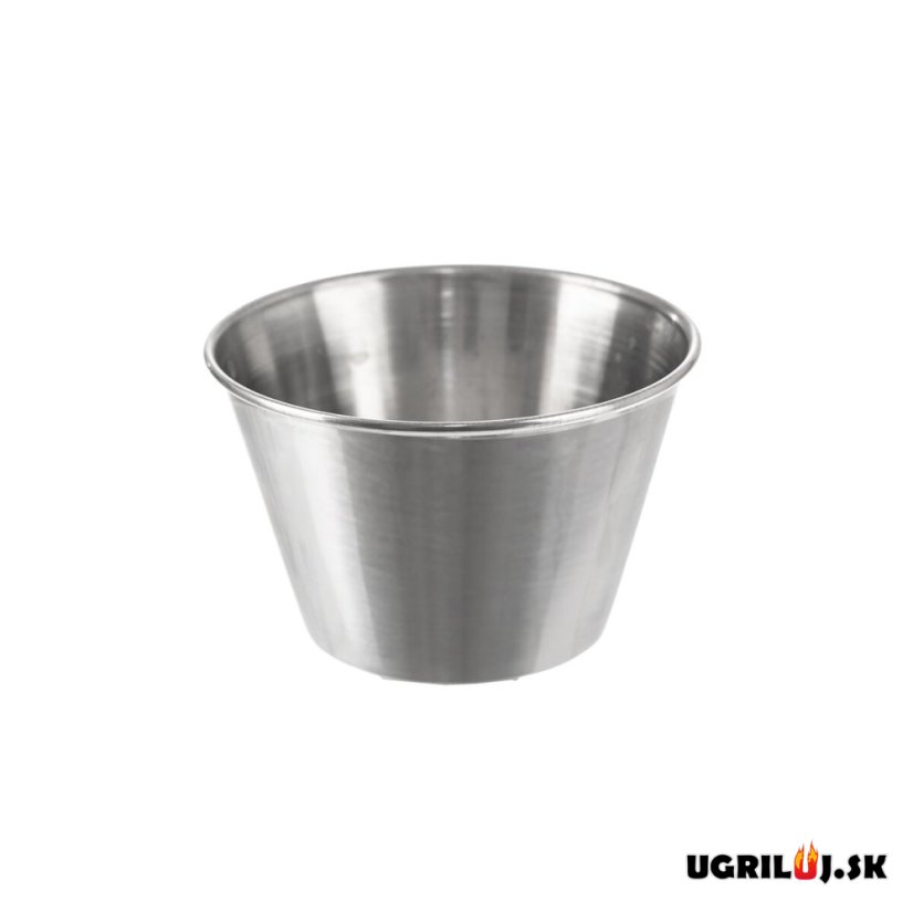 Nerezová servírovacia miska na omáčky, stredne vysoká, 80ml