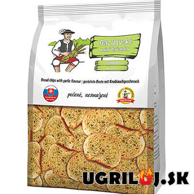 Slovenské gazdovské mini hrianky, cesnakové, 140g