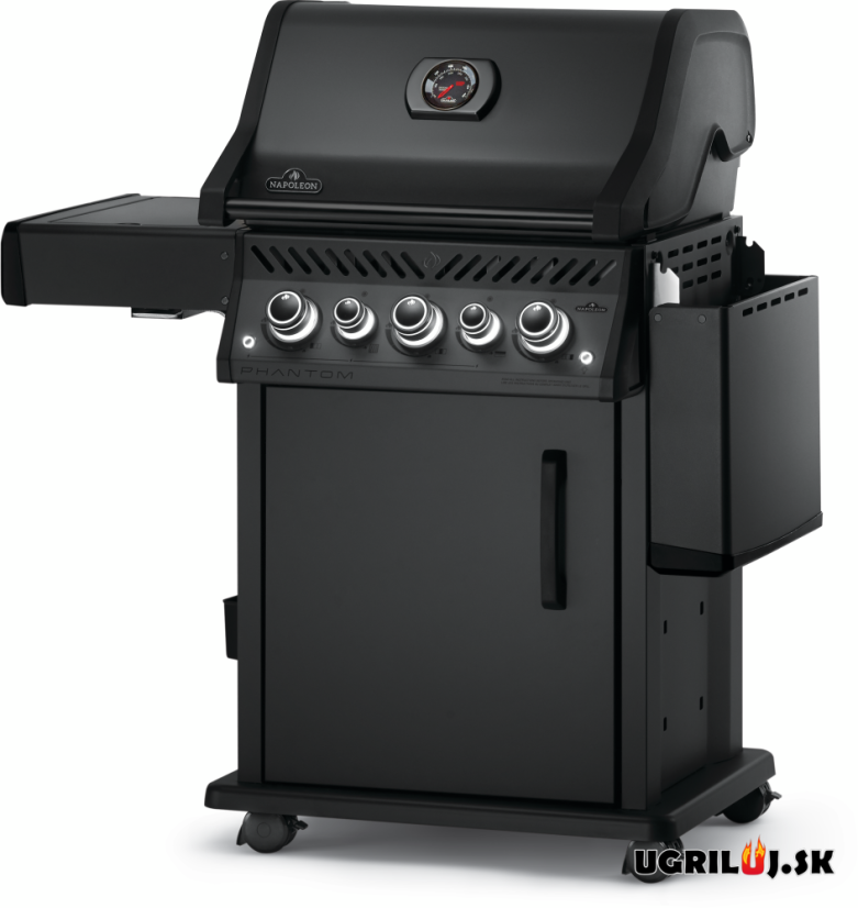 Plynový gril Napoleon - Rogue SE 425 PHANTOM RSIB, Matte Black (+Rotisserie)