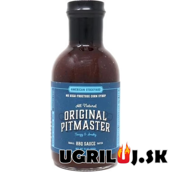 BBQ omáčka na grilovanie - American Stockyard - KC Pitmaster (Original Pitmaster) BBQ Sauce, 350ml