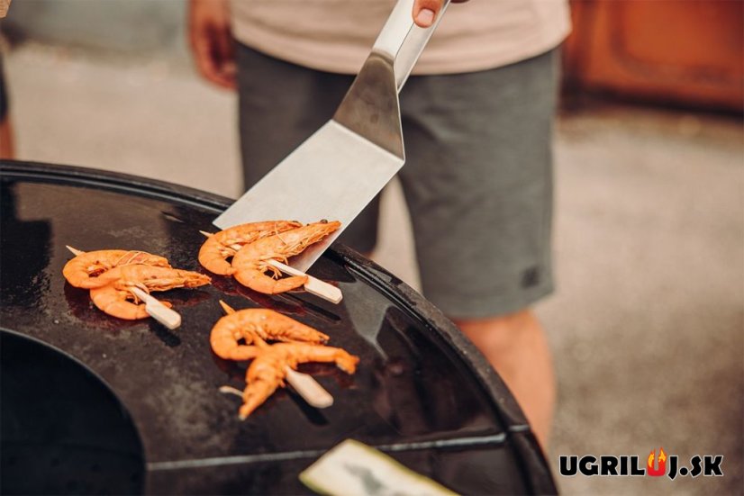 Obracačka Höfats - BBQ Spatula, strieborná