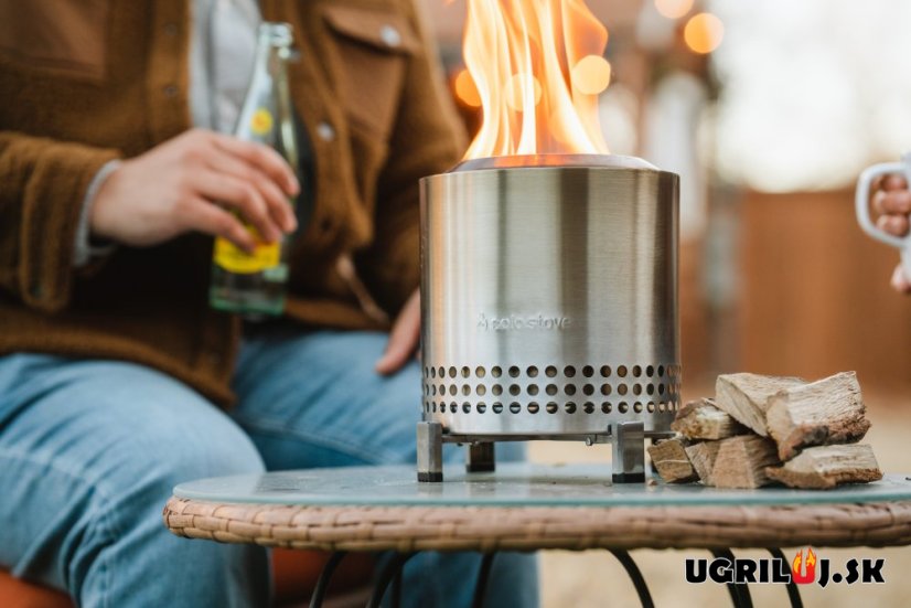 Ohnisko SOLO STOVE - MESA XL - Nerez, Strieborná