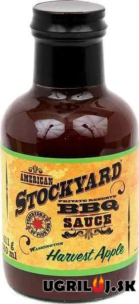 Omáčka American Stockyard - Harvest Apple BBQ Sauce, 350ml