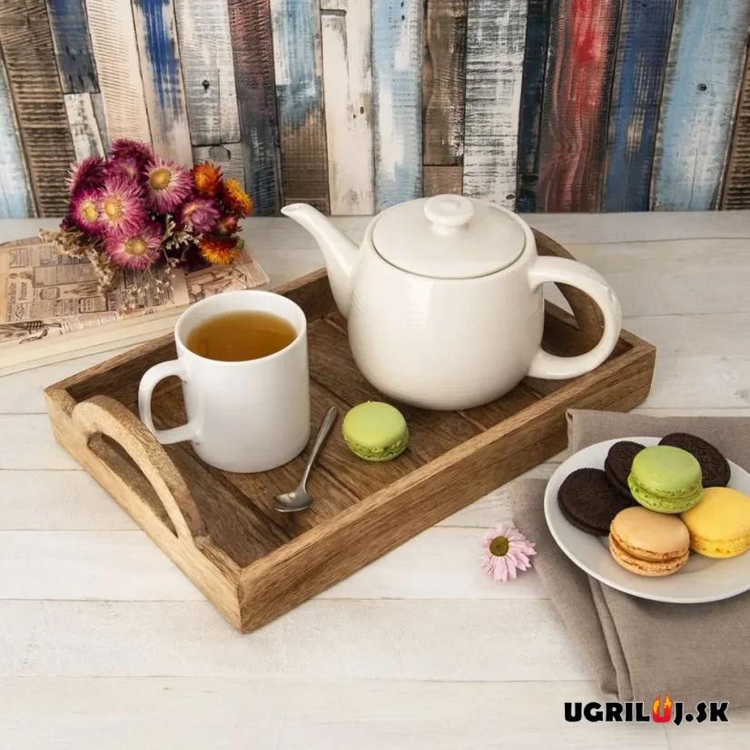 Servírovacia tácka z mangového dreva 30.5x20.5cm
