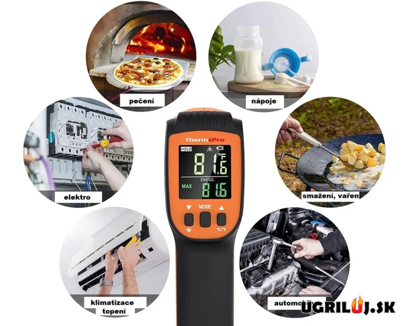 Bezkontaktný teplomer ThermoPro - TP-450
