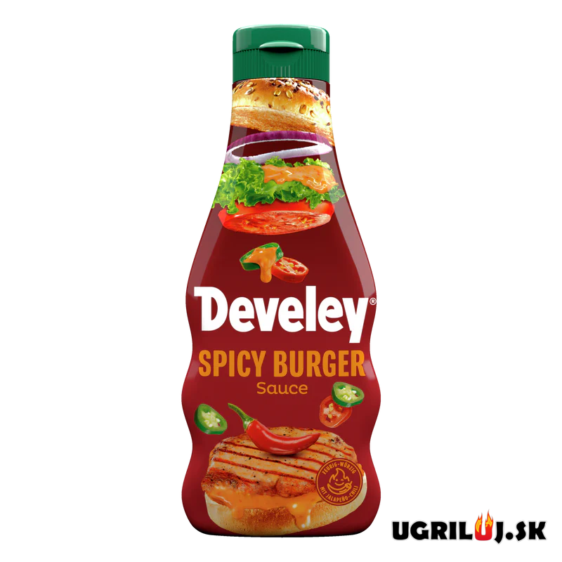 Omáčka Develey Spicy Burger, pikantní burger omáčka 250ml