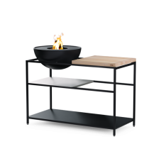 Vonkajšia kuchyňa Höfats "FIRE KITCHEN", s ohniskom Bowl 57 + platňa + hviezdicový stojan