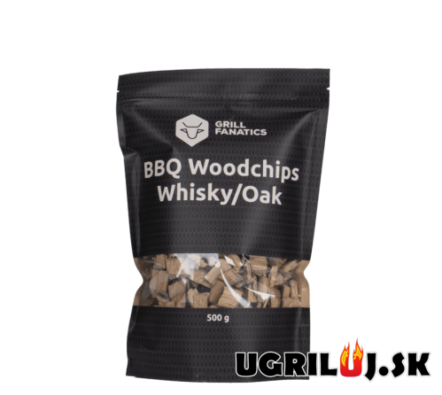 Štiepka do grilu - Lupienky na údenie, Whisky/Dub, 500g