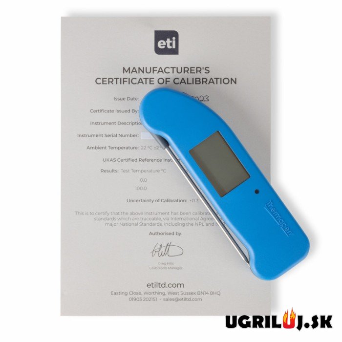 Vpichový teplomer Thermapen One, modrý