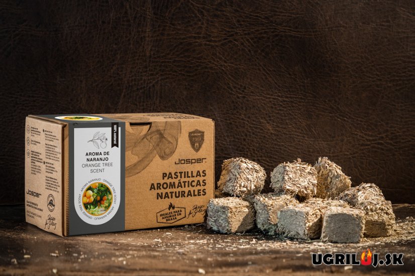 Aromatické brikety do grilu, Josper, Pomeranč, 48ks