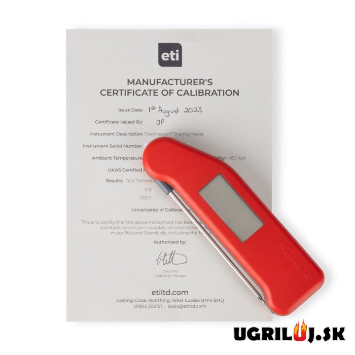 Vpichový teplomer Thermapen Classic, červený