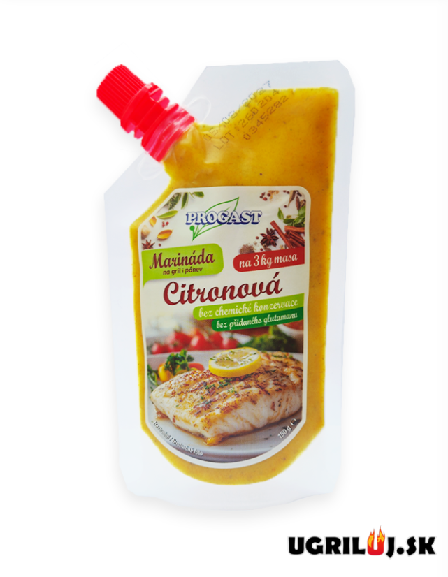 Marináda Progast Lemon - Citrónová, 150g