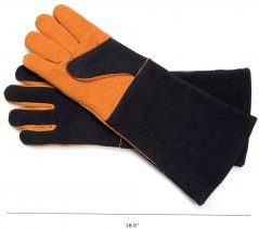 Tepelne izolované koženné rukavice Steven Raichlen, dlhé, 245°C