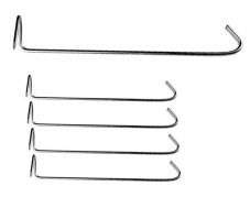 Hák šróbovitý Borniak, sada 5ks