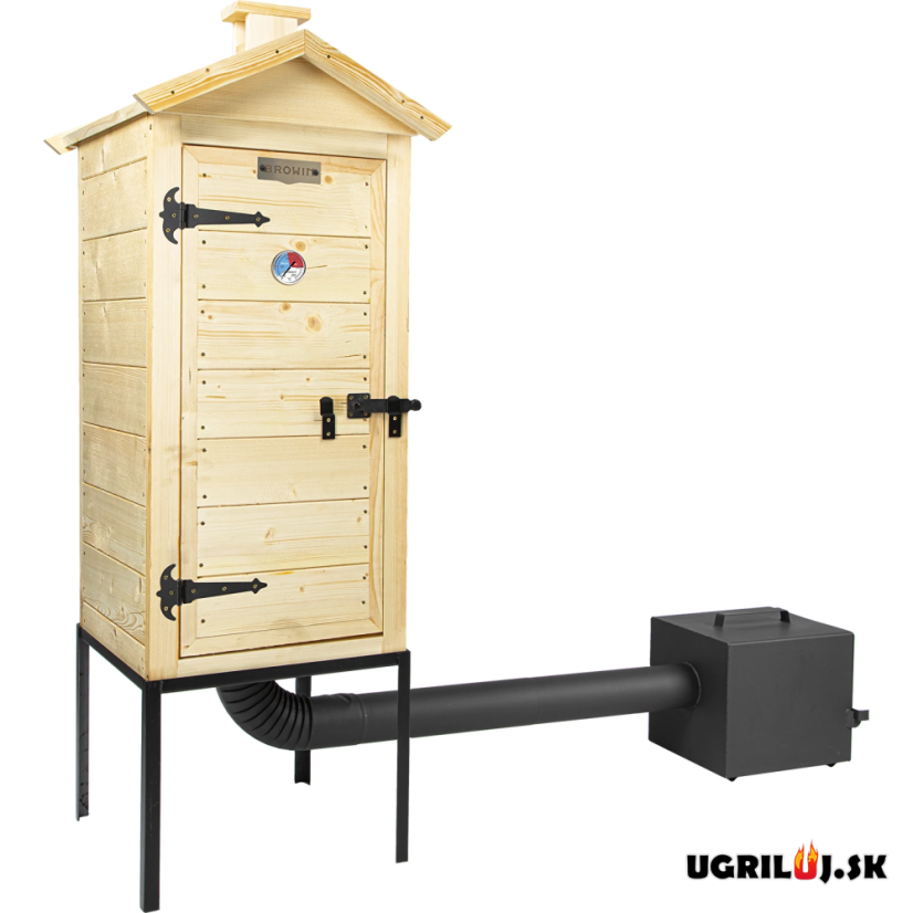 Dřevěná udírna Browin Sprucewood Nature, 200L