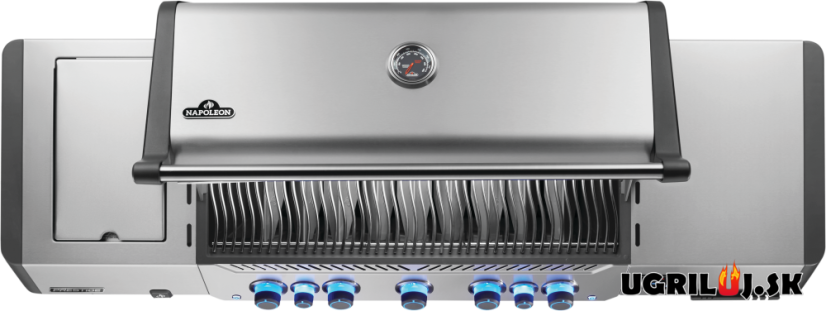 Plynový gril Napoleon - Prestige P665 EVO, Nerez