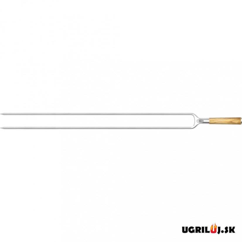 Dvojitý špíz FORGED - Churrasco Olive, 60 cm
