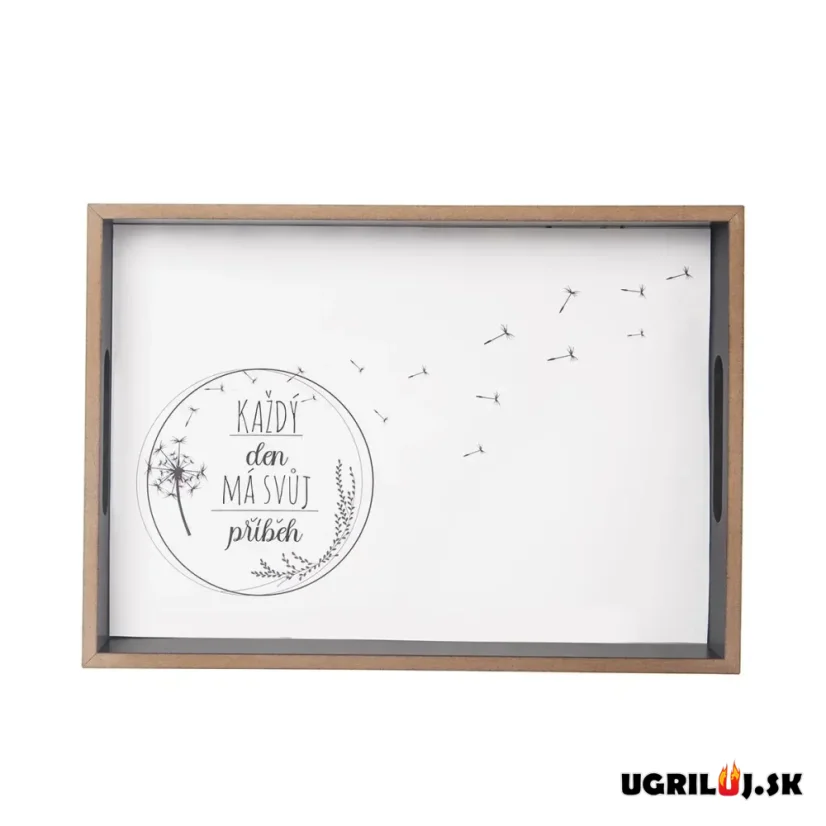 Servírovací tác, MDF, 34x24cm
