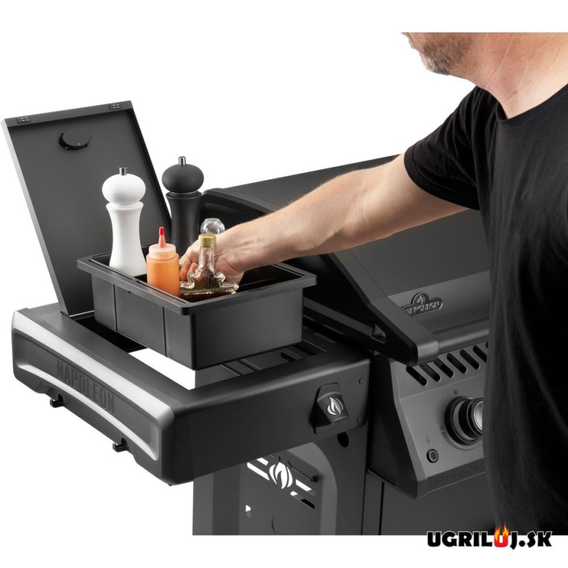 Plynový gril Napoleon - Rogue PRO Phantom, plancha