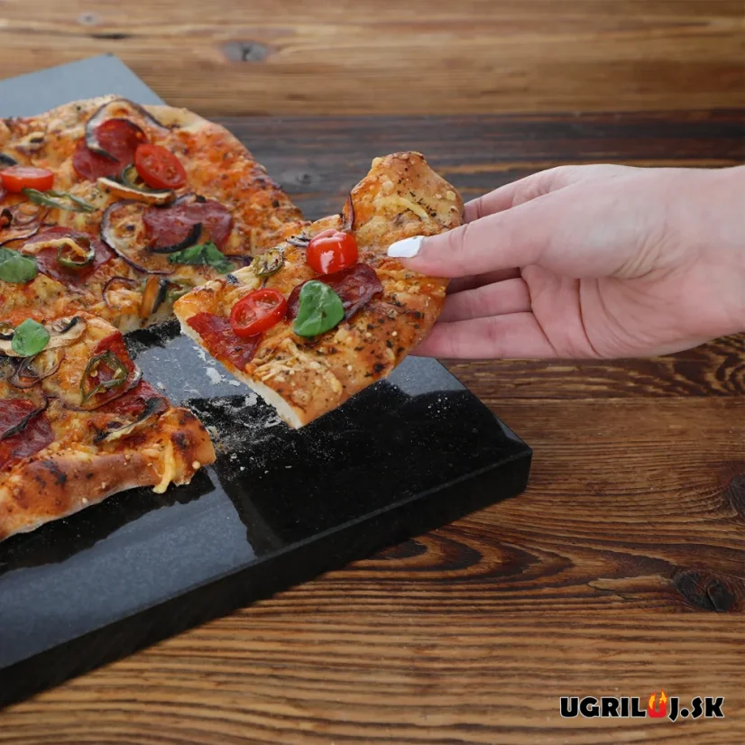 Pizza kámen Browin - žula, 37x35cm