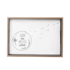 Servírovací tác, MDF, 34x24cm