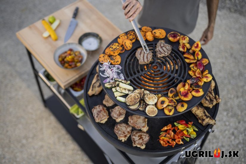 Vonkajšia kuchyňa Höfats "FIRE KITCHEN", s ohniskom Bowl 70 + platňa + hviezdicový stojan