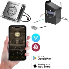 Sada pre vlastnú udiaren Browin dragON, (Ohrievač s cirkuláciou, Digitálny kontrolér s Wi-Fi), 1500W