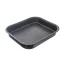 Smaltovaný plech, čierny, 29,5x26x4,5cm