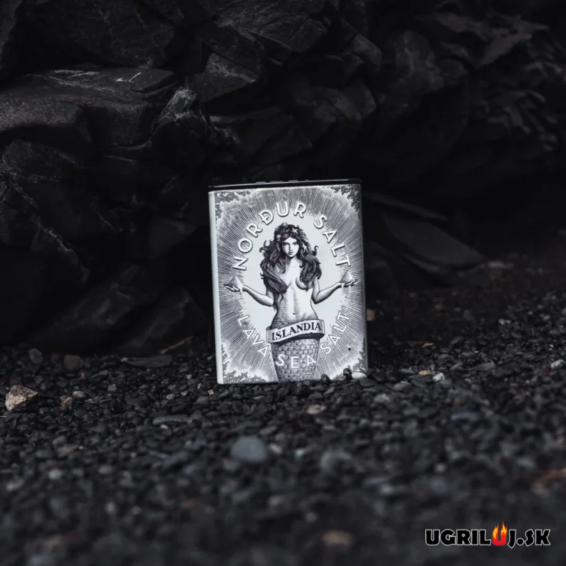 Morská soľ Nordur Salt, aktívne uhlie, (plechovka), 100g