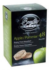 Brikety pre udiarne Bradley - Jablko, 48ks