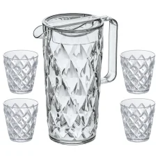 Plastový džbán a poháre 1,6 l
