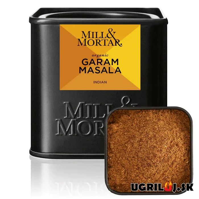Grilovacie bio korenie Mill & Mortar, Garam Masala, 50g