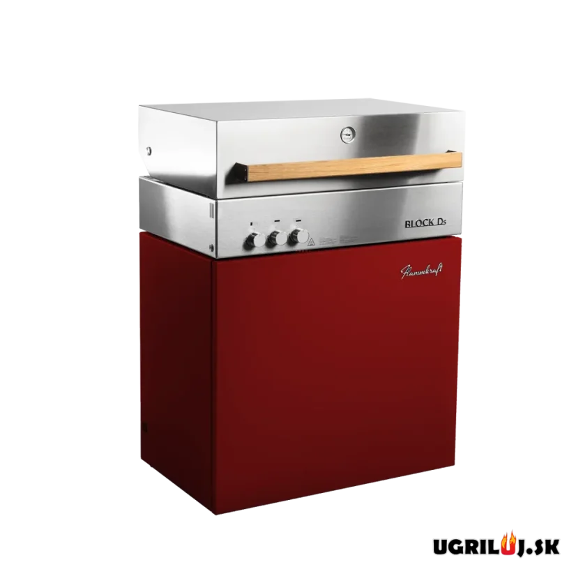 Plynový IR gril Flammkraft - BLOCK Ds (GEN.5), Ruby