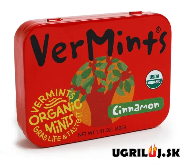 VerMints, dražé Cinnamon, 40g