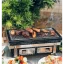 Stolný keramický hibachi gril na drevené uhlie, 39x22cm