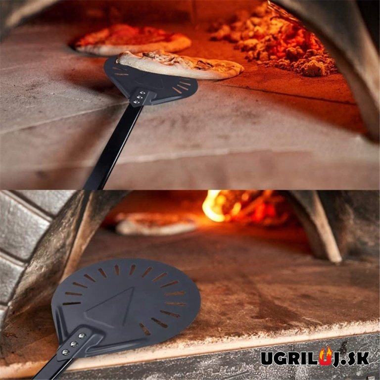 Pizza lopatka teleskopická, perforovaná, 98cm