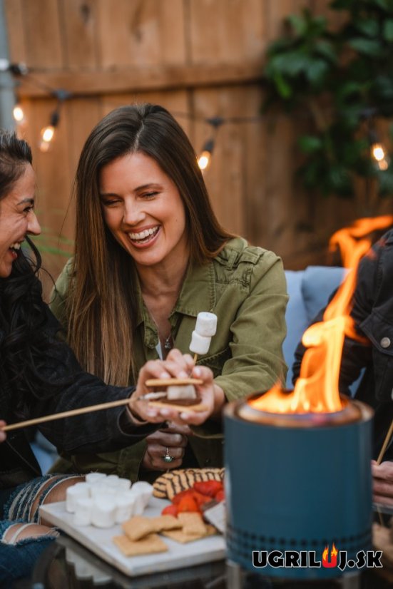 Ohniště SOLO STOVE - MESA XL - Nerez, modrá