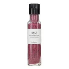 Morská soľ Nicolas Vahé, Red Wine & Bay Leaves (mlynček), 340g
