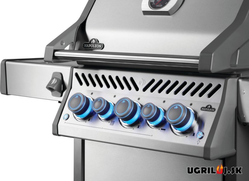 Plynový gril Napoleon - Rogue 425 PRO-S, nerez (+Rotisserie)