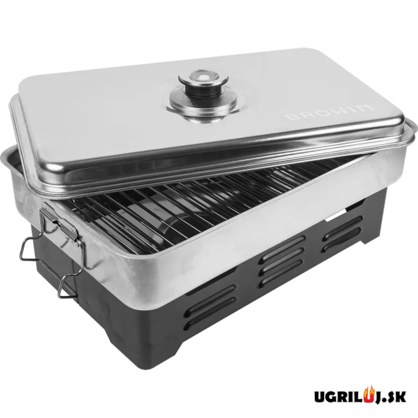 Nerezová prenosná udiareň Browin