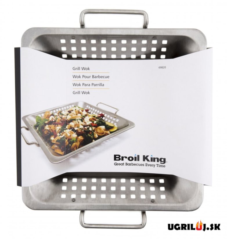 Košík na zeleninu Broil King - Grill Wok, děrovaný, 30x30x5cm