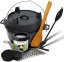 Litinový hrnec s příslušenstvím Outdoorchef – 3.8 l (s nožičkami)